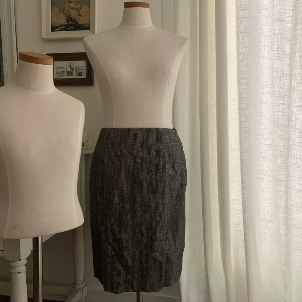 Ralph Lauren Collection Herringbone Skirt